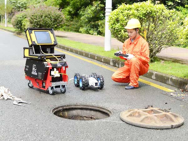 钟楼管道机器人检测