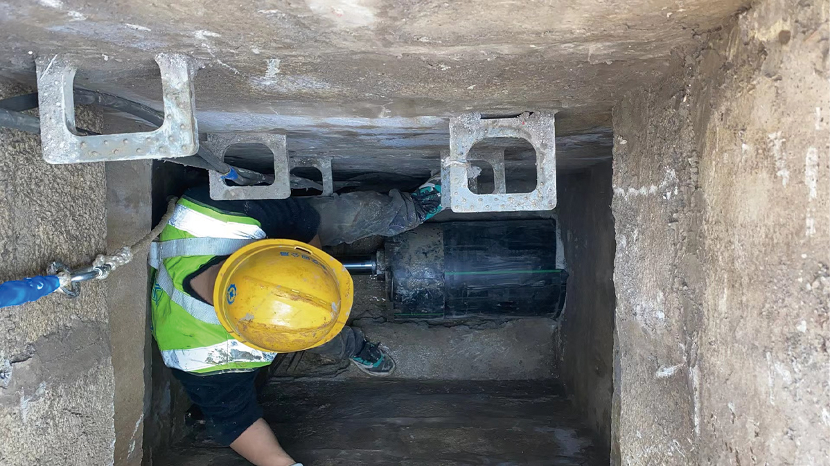 钟楼HDPE短管内衬法